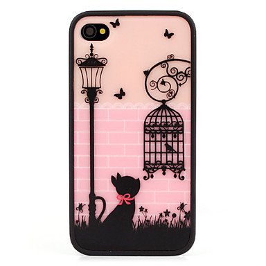 Free Shipping Protective Polycarbonate Bumper Aluminium Plastic Hard Back Cover Case for iPhone 4/4S