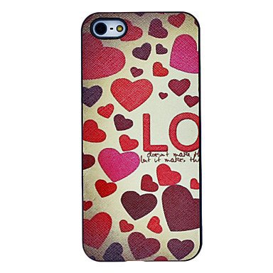Free Shipping Various Shaped Heart Aluminium Plastic Hard Back Cover Case for iPhone 4/4S