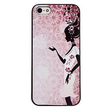 Free Shipping Dancer Pattern Aluminium Plastic Hard Back Cover Case for iPhone 4/4S