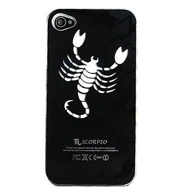 Free Shipping New Sense Scorpio Aluminium Plastic Hard Back Cover Case for iPhone 4/4S