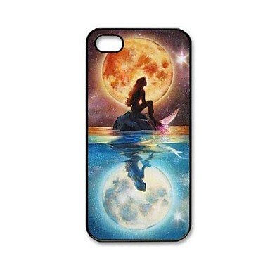 Free Shipping Mermaid Pattern Hard Back Cover Case for iPhone 4/4S