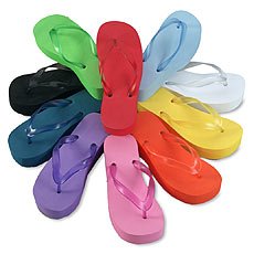 Assorted Colored Flip Flops