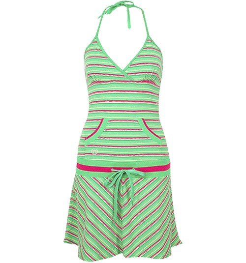 Anisette - STRIPE HALTER DRESS