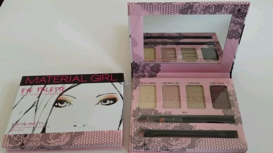 Brand New Material Girl Eye Palette Soft and Pretty Net Wt (Poids Net) 0.32 oz