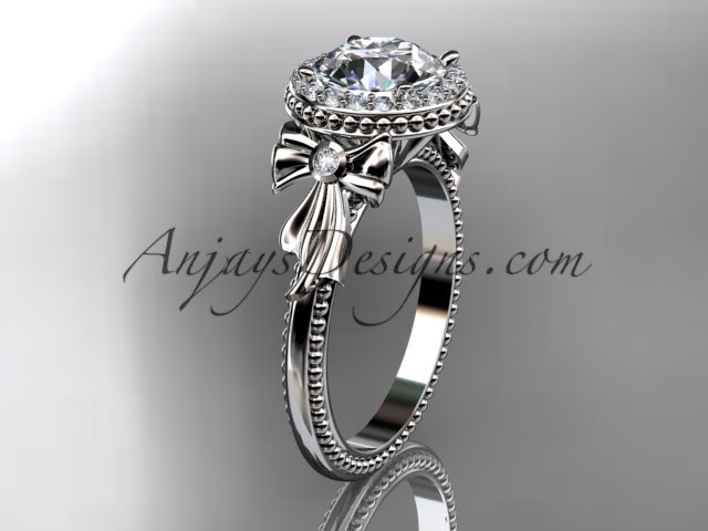 platinum diamond unique engagement ring,wedding ring ADER157