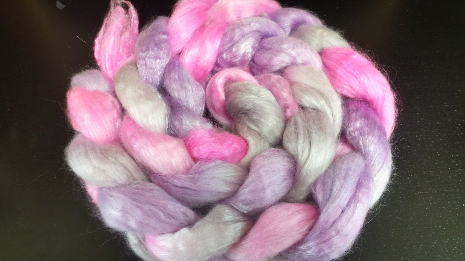 4oz Hand Dyed Merino Tencel 50/50