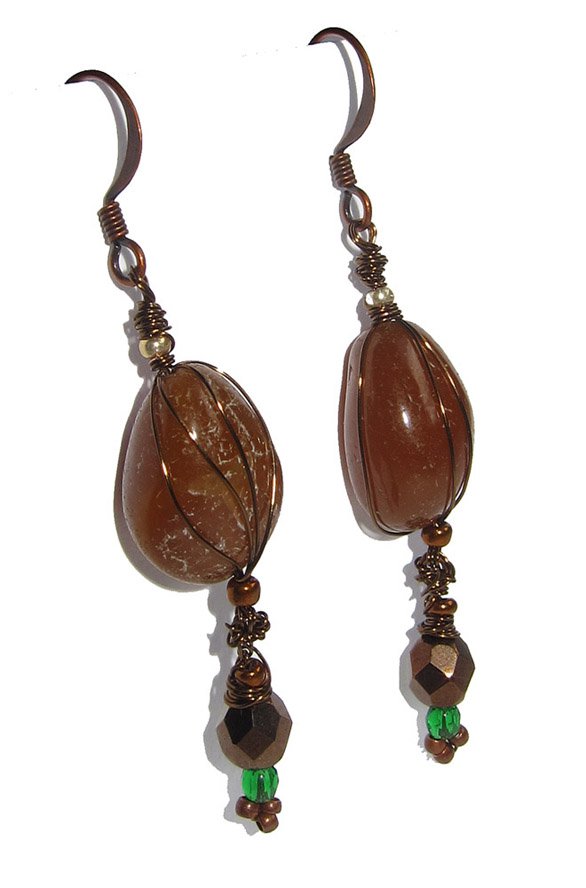Semi Precious Earring