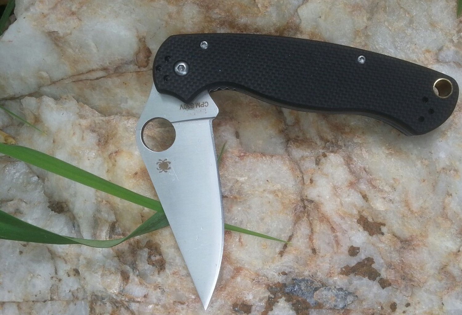 C81R knife Paramilitary Coltello Couteau Cuchillo 58HRC Survival Folding G10 handle S30v military