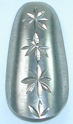Diamond Cut Sterling Silver Fingernail
