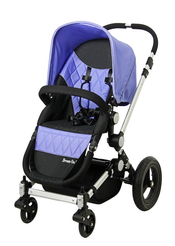 Dream on me Acrobat, Multi Terrain Stroller & Bassinet, Purple - 470PU