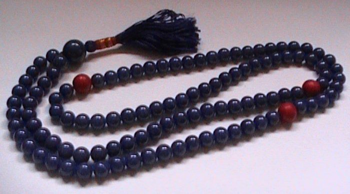 string of lapis 108 beads ( 8mm Diameter)