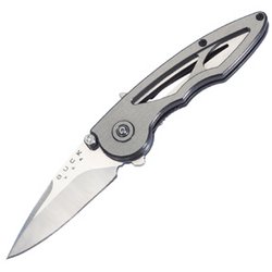 Buck Knife: Rush with Platinum Aluminum Handle, Plain Blade