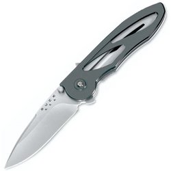 Buck Knife: Tempest, Deep Platinum, Plain Blade