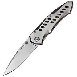 Buck Knife: Mantis, Stainless Steel Handle, Plain Blade