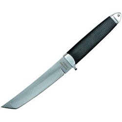 Master Tanto, Kraton Handle, Plain Blade, Leather Sheath