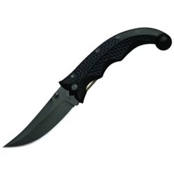 Black Scimitar, Zytel Handle, Black Blade, Plain