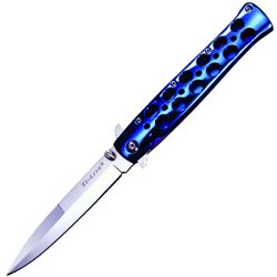 Ti-Lite, Anodized Titanium Handle, Plain Blade