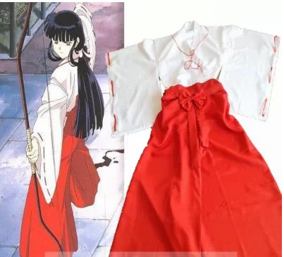 Inuyasha Kikyo Cosplay Costume