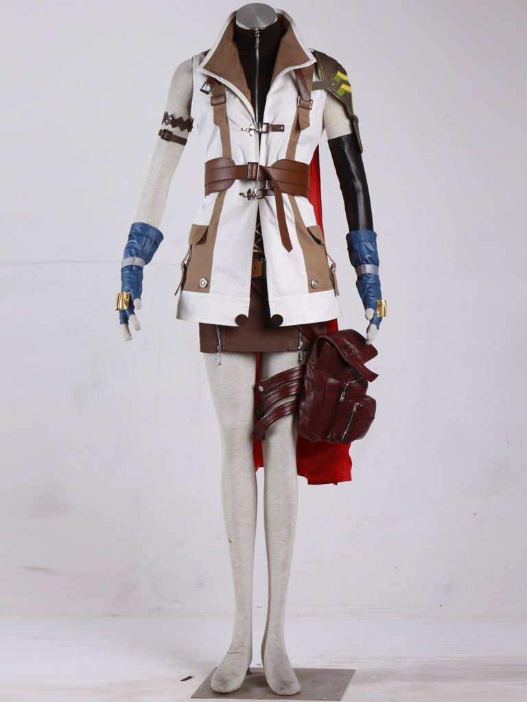 Custom made A Set Of Final Fantasy Lightning Cosplay Costume