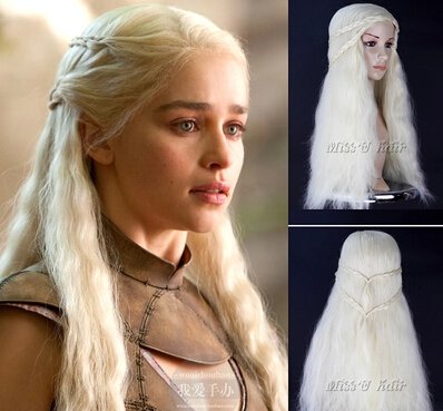 Custom Made Game of Thrones Daenerys Targaryen Cosplay costume (include wig)
