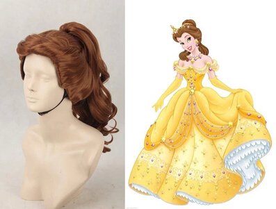 Beauty and the Beast Belle Belle Princess Cosplay Wig