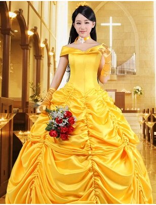 Custom Made Beauty and the Beast Belle Belle Princess Cosplay costume
