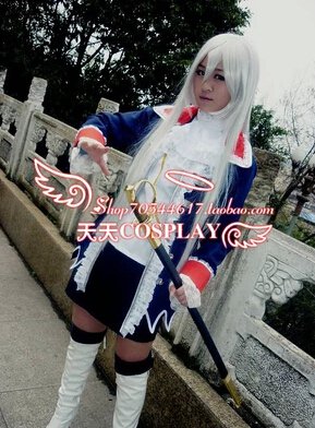 Custom made Axis Powers Hetalia Prussia (female) Cosplay Costume
