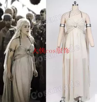 Custom made Game of Thrones Daenerys Targaryen Dress