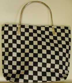 handbagbargains: Black and White Checkerboard Handbag Purse