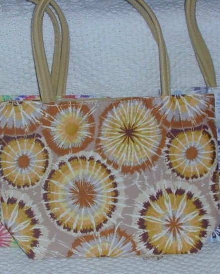 handbagbargains: Tan and Brown Tye Dye Handbag Purse Tote Mini