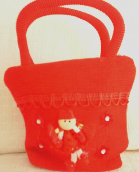 handbagbargains: Red Princess Knit Purse