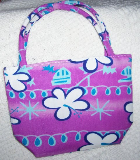 handbagbargains: Purple Flower Mini Purse