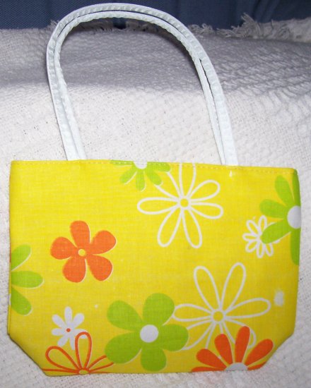 handbagbargains: Yellow Flower Handbag Retro Look