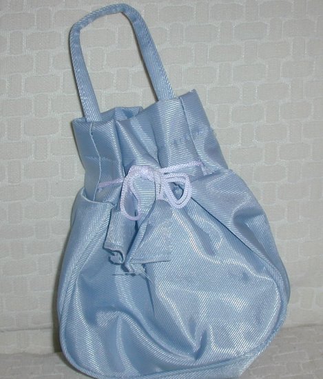 handbagbargains: Blue Drawstring Purse
