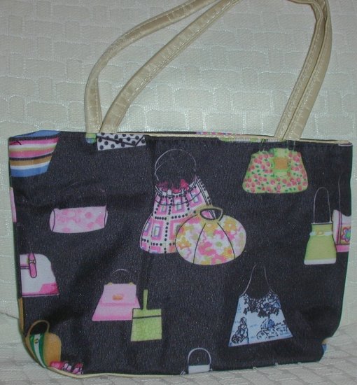 handbagbargains: Black Handbag Print Purse
