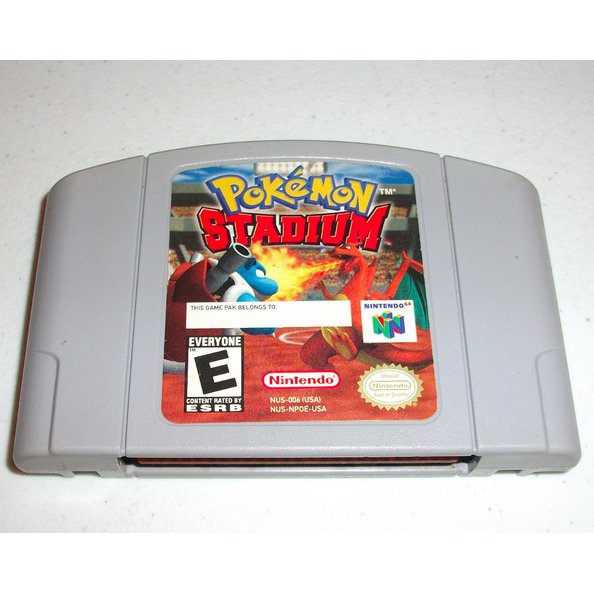 Pokemon Stadium N64 Nintendo 64 game cartridge