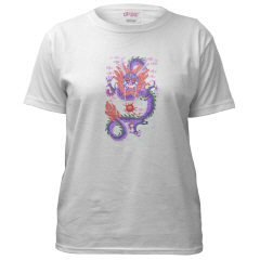 Beautiful Dragon Woman's 2-sided Tee Shirt