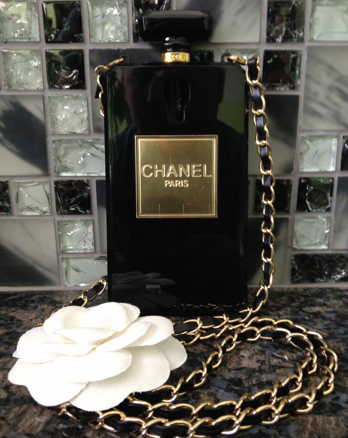 From USA Perfume Bottle Samsung Galaxy S4 Case Cover Black Fast Free Shipping