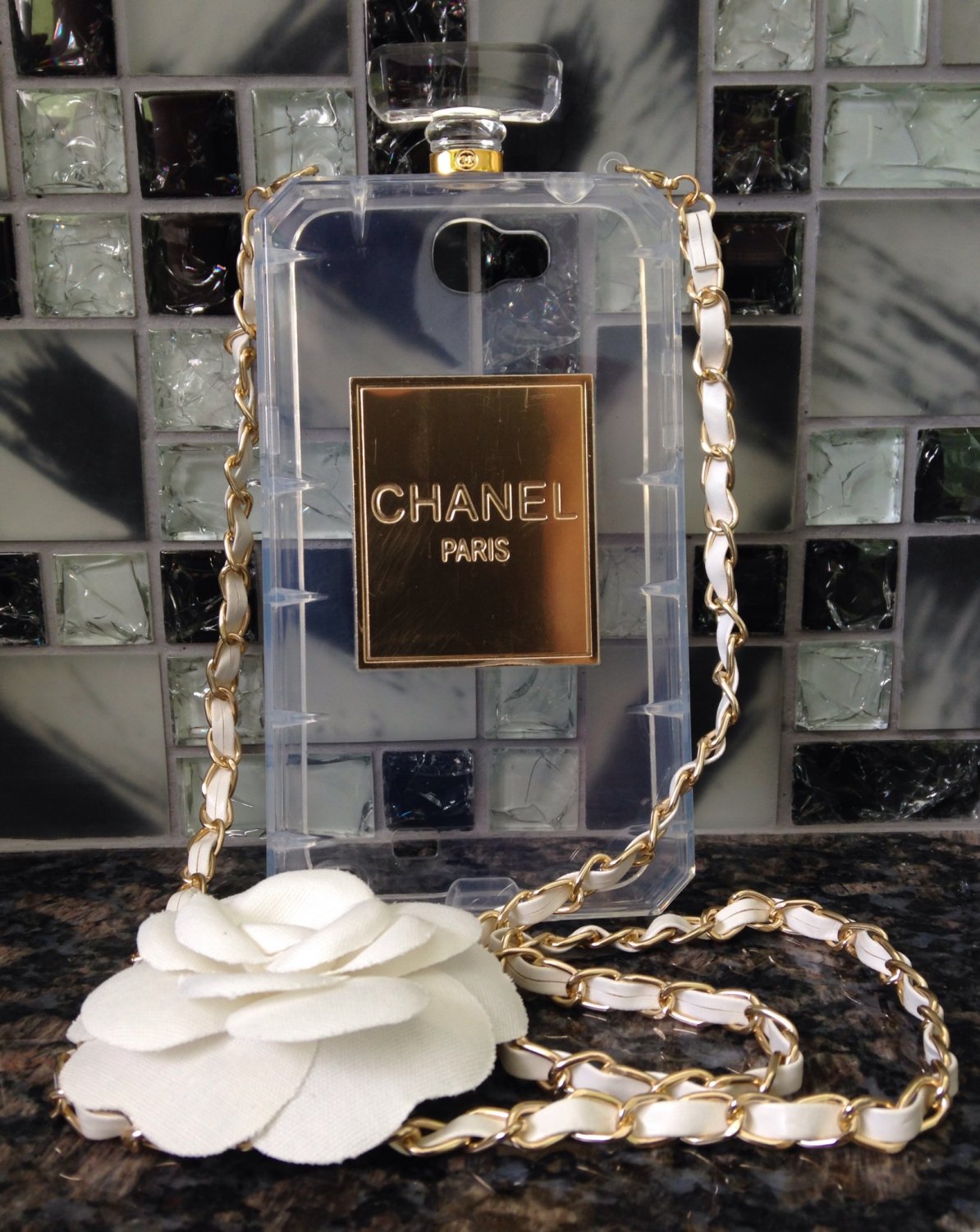 From USA Perfume Bottle Samsung Galaxy Note 2 Case Cover Clear Fast Free Shipping