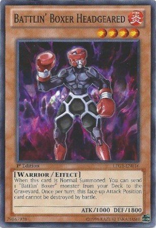 Yugioh Card Battlin' Boxer Headgeared - LTGY-EN016 - Common 1st Edition