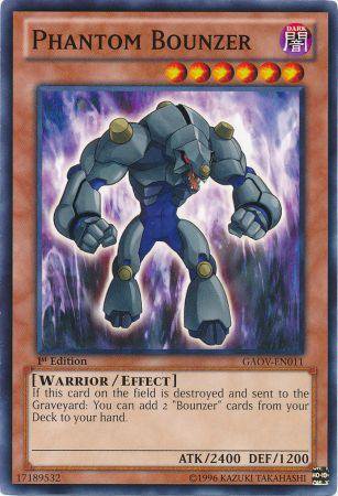 Yugioh Card Phantom Bounzer - GAOV-EN011 - Common 1st Edition