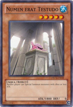 Yugioh Card Numen erat Testudo - ORCS-EN038 - Common Unlimited