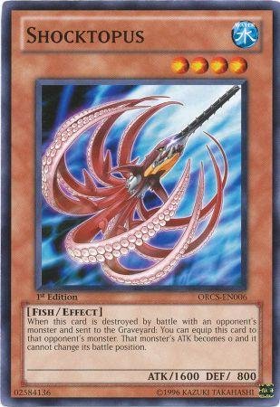 Yugioh Card Shocktopus - ORCS-EN006 - Common 1st Edition