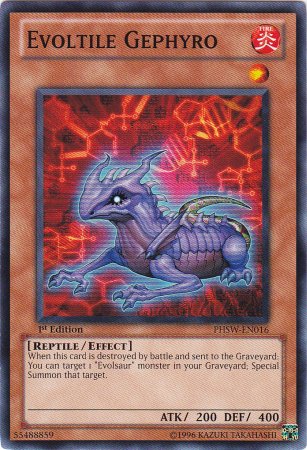 Yugioh Card Evoltile Gephyro - PHSW-EN016 - Common 1st Edition