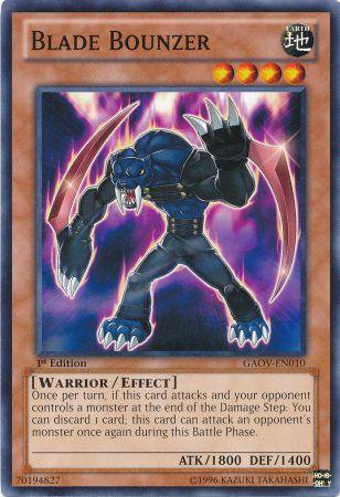 Yugioh Card Blade Bounzer - GAOV-EN010 - Common 1st Edition