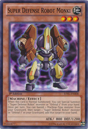 Yugioh Card Super Defense Robot Monki - JOTL-EN008 - Common 1st Edition