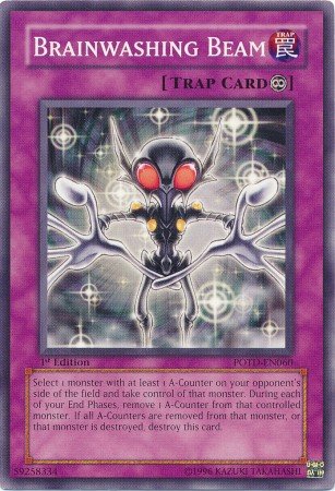 Yugioh Card Brainwashing Beam - POTD-EN060 - Common 1st Edition (Power of the Duelist POTD)