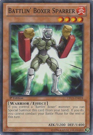 Yugioh Card Battlin' Boxer Sparrer - LTGY-EN018 - Common 1st Edition
