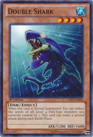 Yugioh Card Double Shark CBLZ-EN010 1st Edition Common
