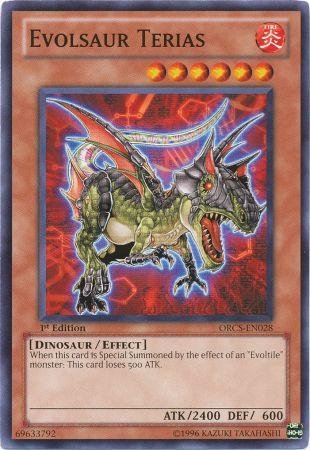 Yugioh Card Evolsaur Terias ORCS-EN025 1st Edition Common